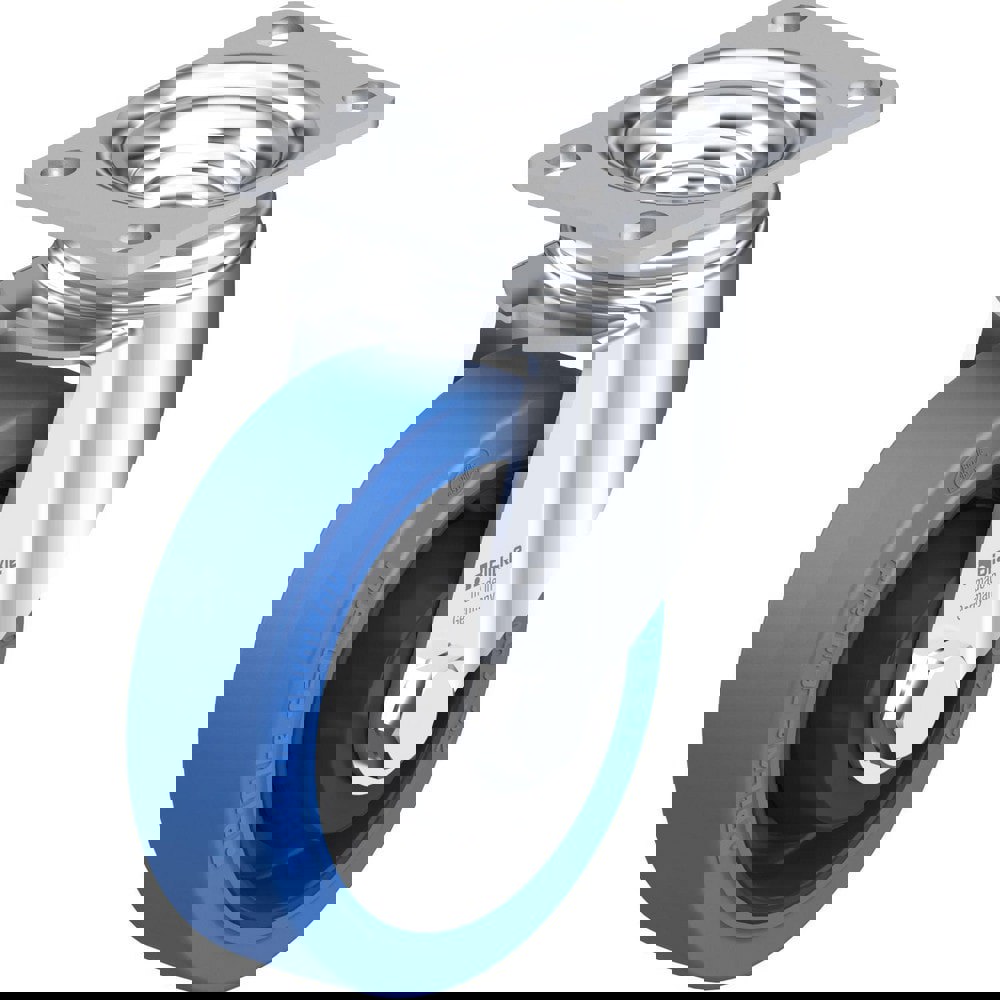 Top Plate Casters; Mount Type: Plate ; Number of Wheels: 1.000 ; Wheel Diameter (Inch): 6 ; Wheel Material: Rubber ; Wheel Width (Inch): 2 ; Wheel Color: Black