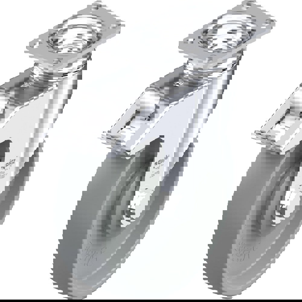 Top Plate Casters; Mount Type: Plate ; Number of Wheels: 1.000 ; Wheel Diameter (Inch): 6 ; Wheel Material: Polyurethane ; Wheel Width (Inch): 2 ; Wheel Color: Light Brown