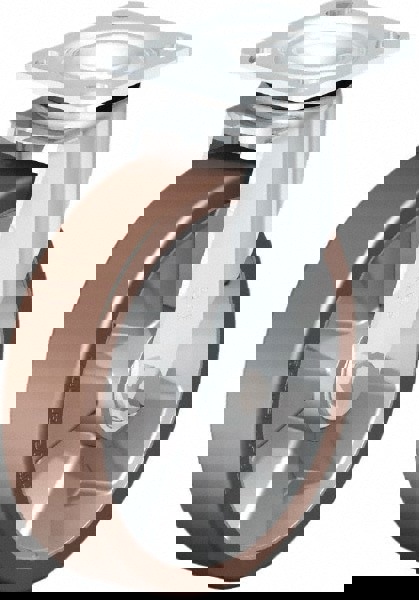 Swivel Top Plate Caster: Polyurethane, 8