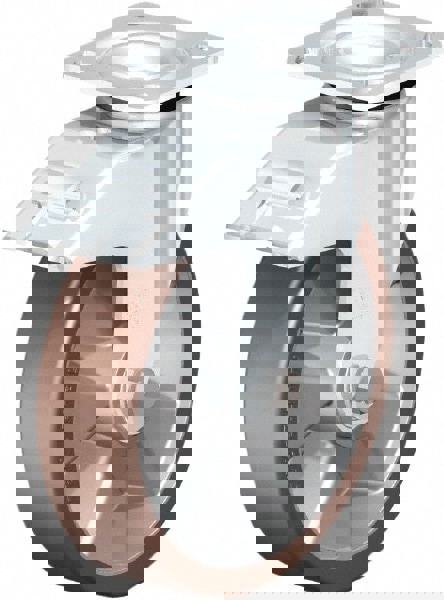 Swivel Top Plate Caster: Polyurethane, 8