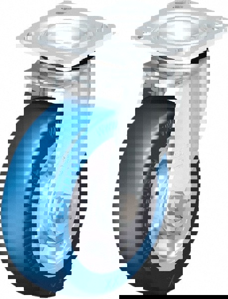 Swivel Top Plate Caster: Polyurethane, 6