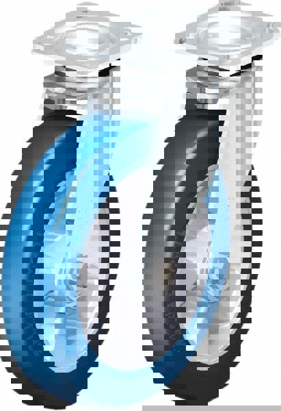 Swivel Top Plate Caster: Polyurethane, 8