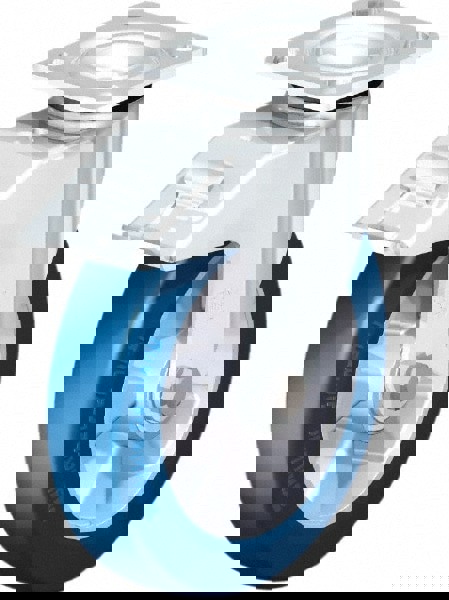 Swivel Top Plate Caster: Polyurethane, 8