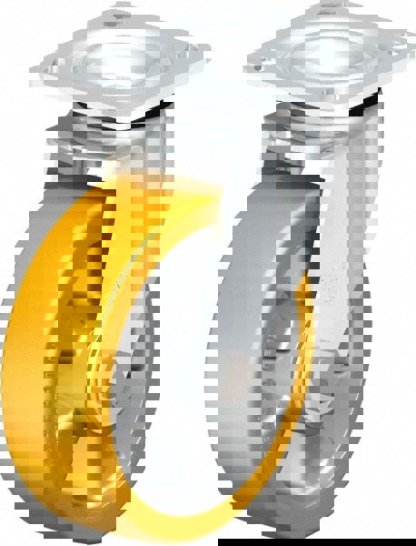 Swivel Top Plate Caster: Polyurethane, 6