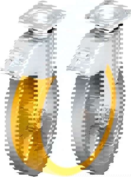 Rigid Top Plate Caster: Polyurethane, 8