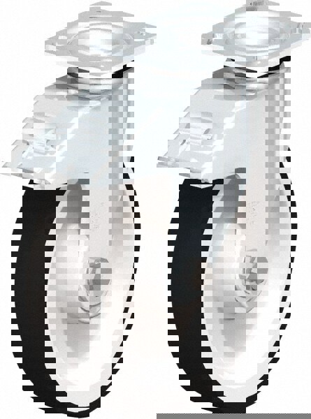 Swivel Top Plate Caster: Polyurethane, 8