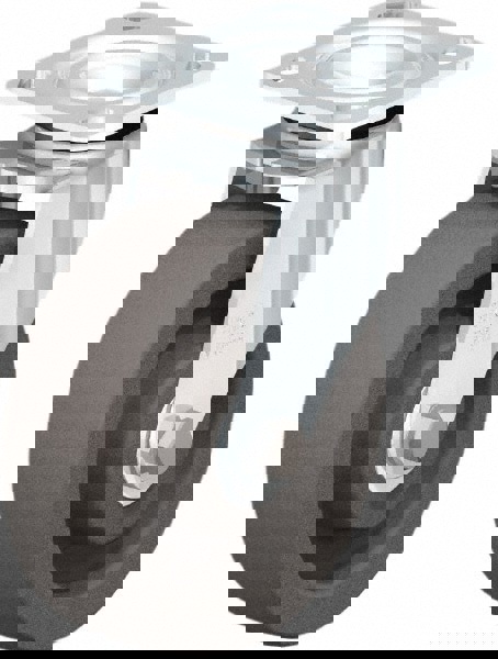 Swivel Top Plate Caster: Nylon, 6-5/16