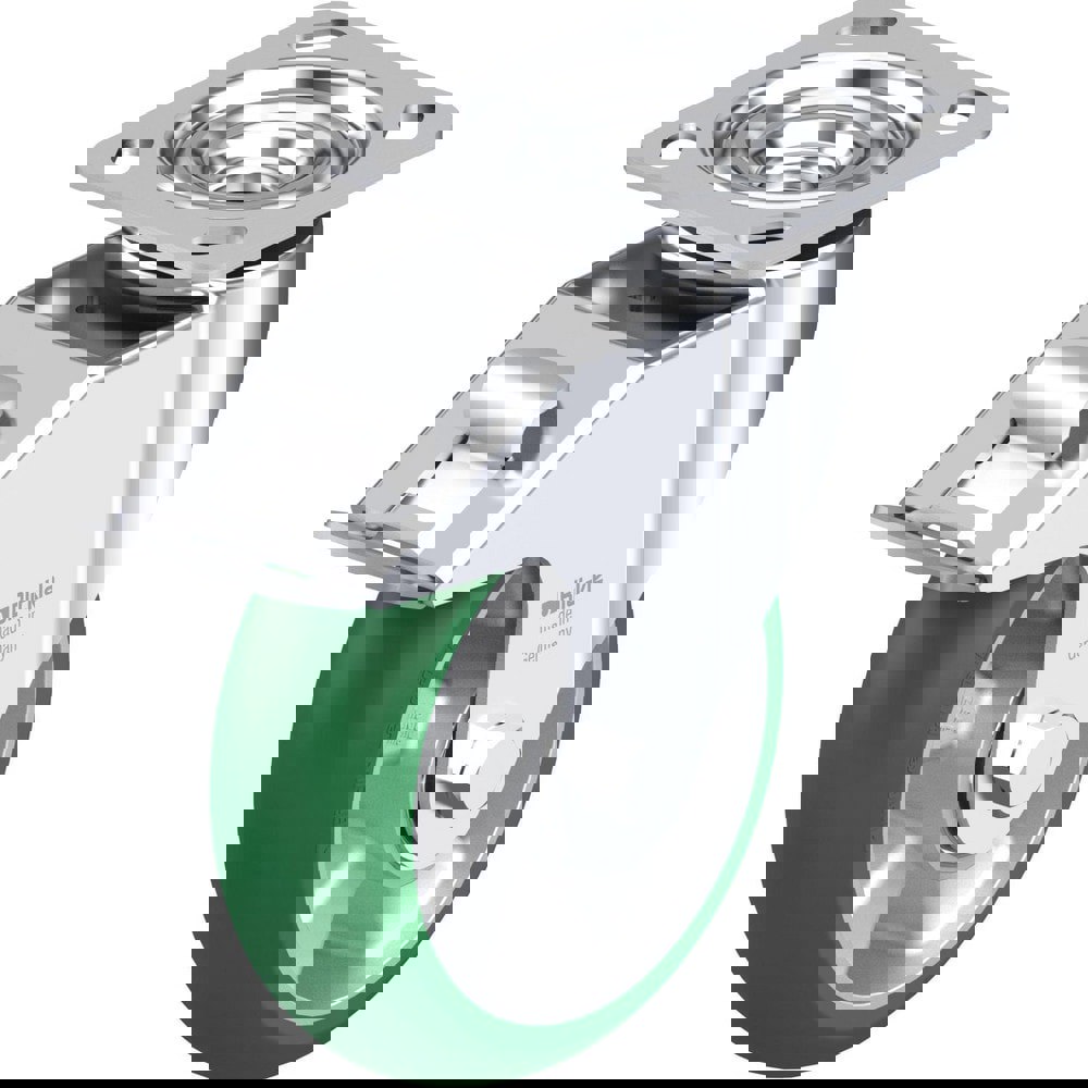 Top Plate Casters; Mount Type: Plate ; Number of Wheels: 1.000 ; Wheel Diameter (Inch): 6-5/16 ; Wheel Material: Rubber ; Wheel Width (Inch): 2 ; Wheel Color: Gray