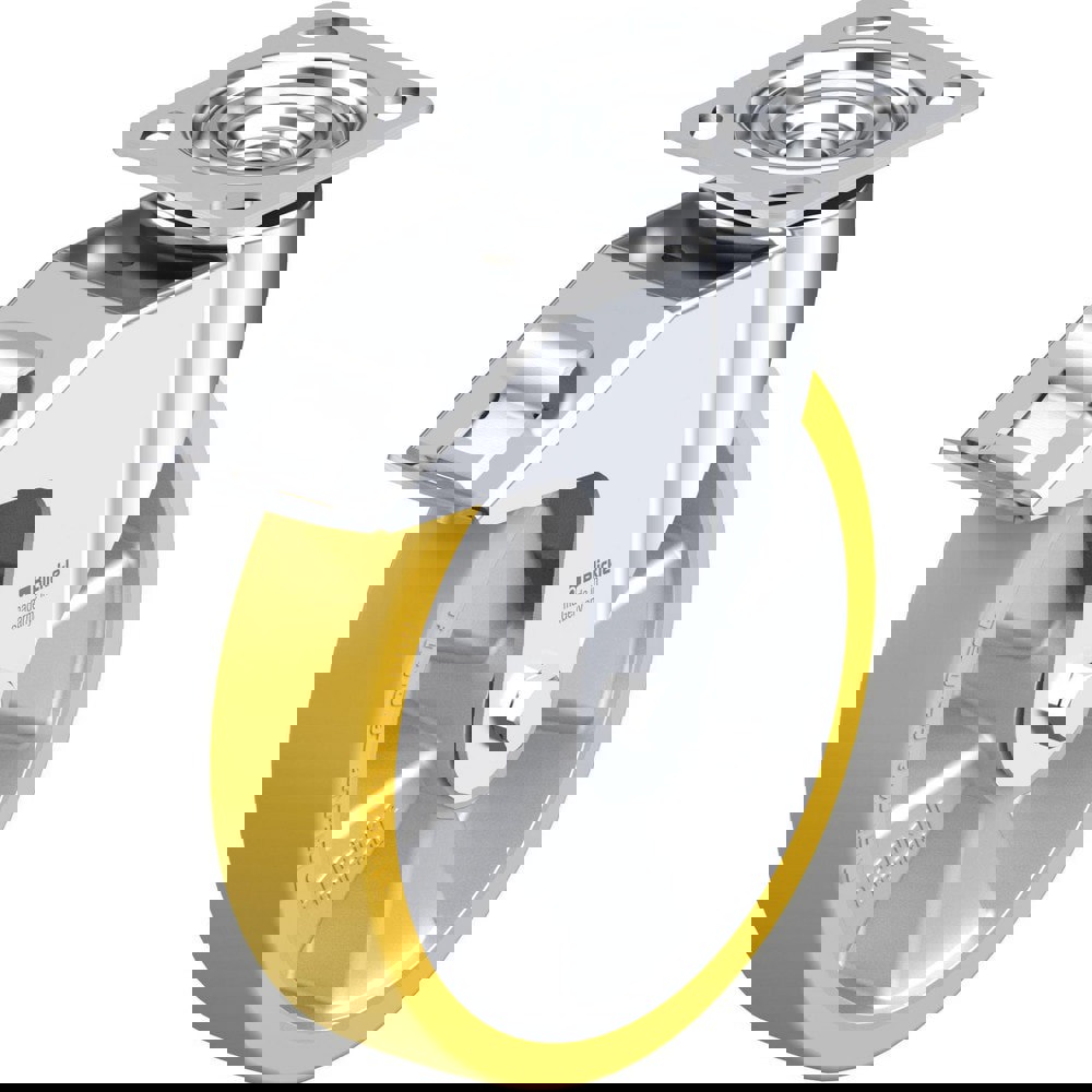 Top Plate Casters; Mount Type: Plate ; Number of Wheels: 1.000 ; Wheel Diameter (Inch): 6 ; Wheel Material: Polyurethane ; Wheel Width (Inch): 1-3/4 ; Wheel Color: Dark Gray