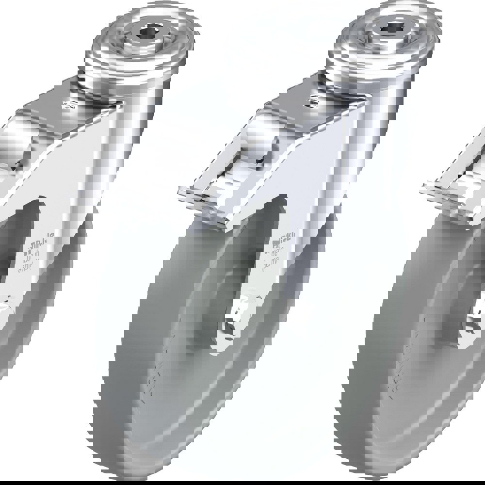 Standard Casters; Mount: Hollow Kingpin ; Caster Type: Swivel ; Brake Type: No Brake ; Bearing Type: Plain Bore ; Style: Plain Bore ; Wheel Diameter (Inch): 5