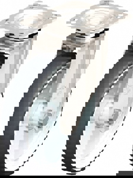 Swivel Top Plate Caster: Rubber, 6-5/16