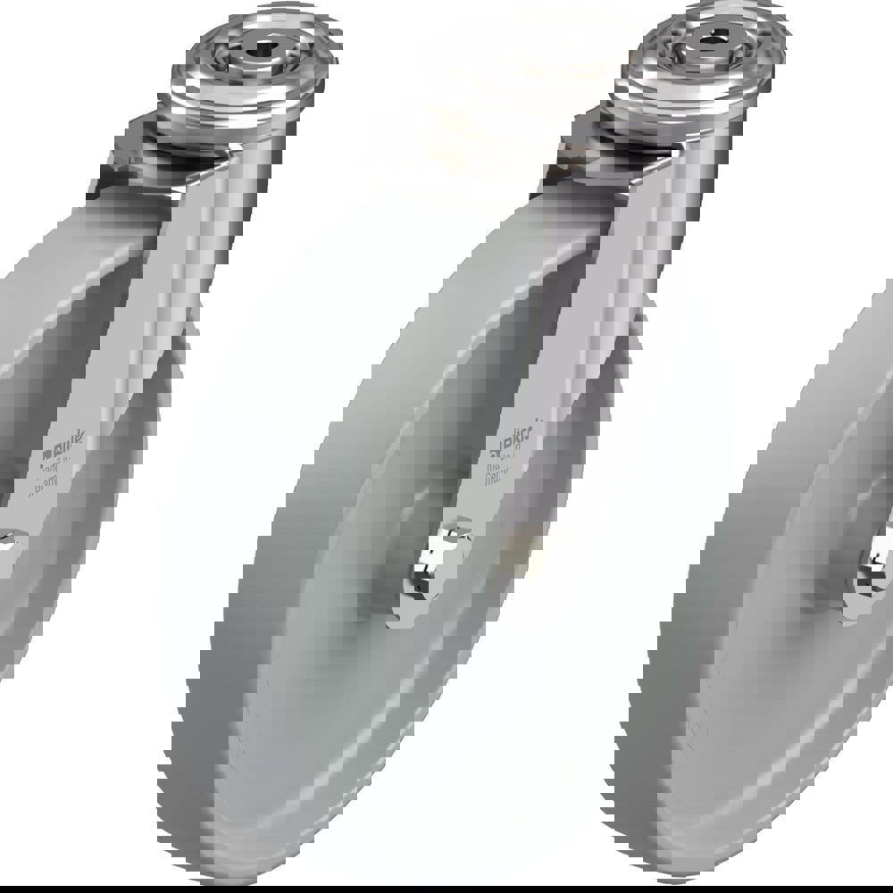 Top Plate Casters; Mount Type: Plate ; Number of Wheels: 1.000 ; Wheel Diameter (Inch): 8 ; Wheel Material: Rubber ; Wheel Width (Inch): 2 ; Wheel Color: Black