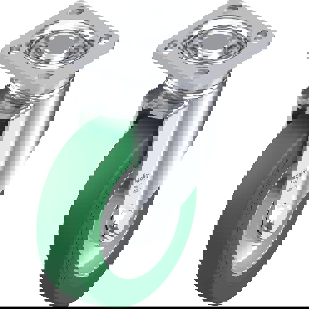 Top Plate Casters; Mount Type: Plate ; Number of Wheels: 1.000 ; Wheel Diameter (Inch): 8 ; Wheel Material: Rubber ; Wheel Width (Inch): 2 ; Wheel Color: Gray