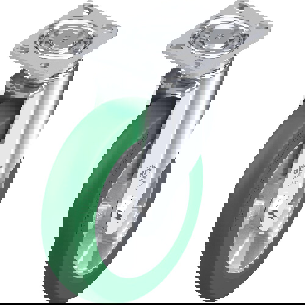 Top Plate Casters; Mount Type: Plate ; Number of Wheels: 1.000 ; Wheel Diameter (Inch): 4 ; Wheel Material: Polyurethane ; Wheel Width (Inch): 1-9/16 ; Wheel Color: Light Brown