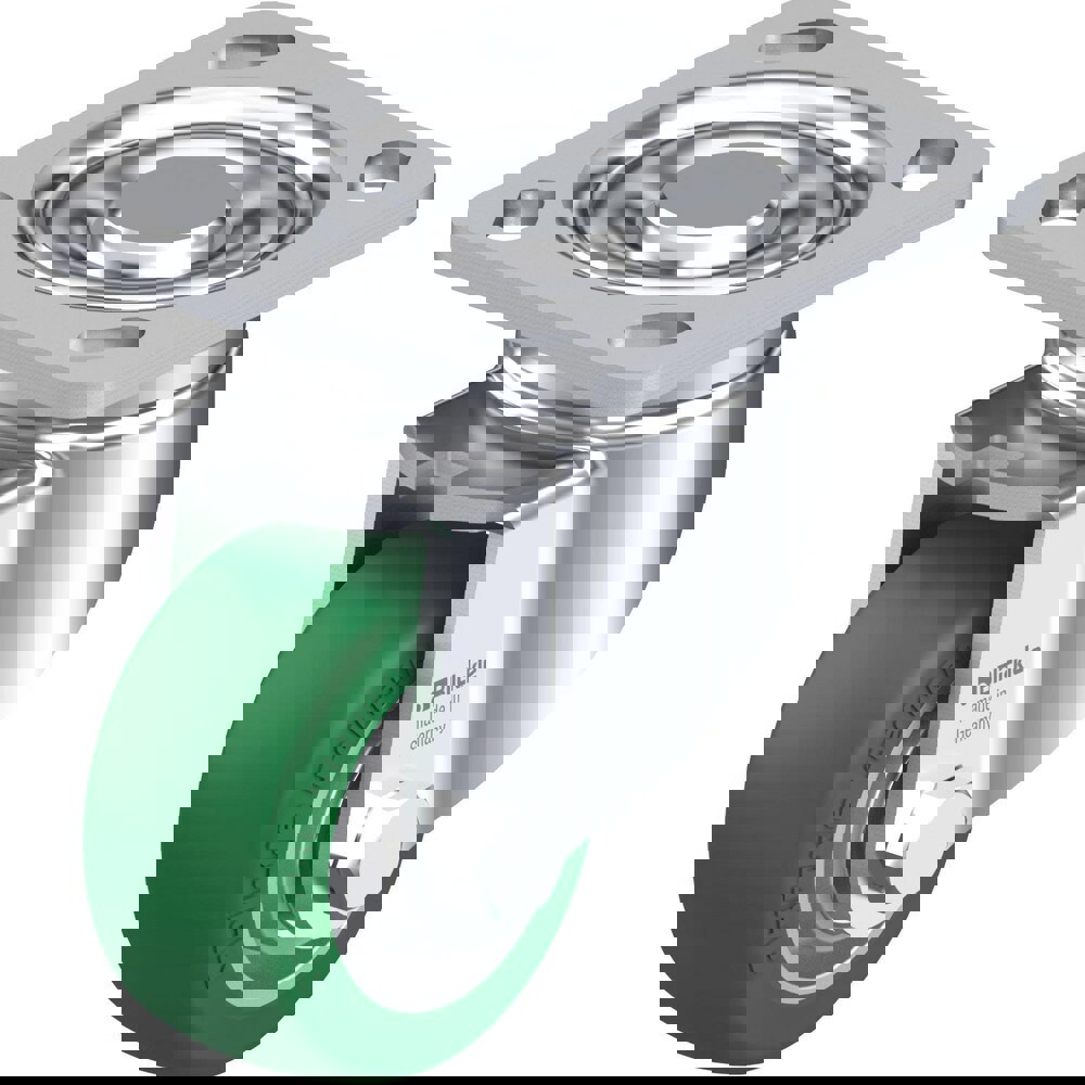 Top Plate Casters; Mount Type: Plate ; Number of Wheels: 1.000 ; Wheel Diameter (Inch): 8 ; Wheel Material: Polyurethane ; Wheel Width (Inch): 2 ; Wheel Color: Light Brown