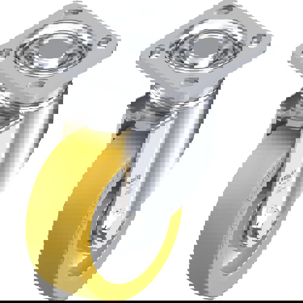 Top Plate Casters; Mount Type: Plate ; Number of Wheels: 1.000 ; Wheel Diameter (Inch): 4 ; Wheel Material: Synthetic ; Wheel Width (Inch): 1-9/16 ; Wheel Color: Natural Beige