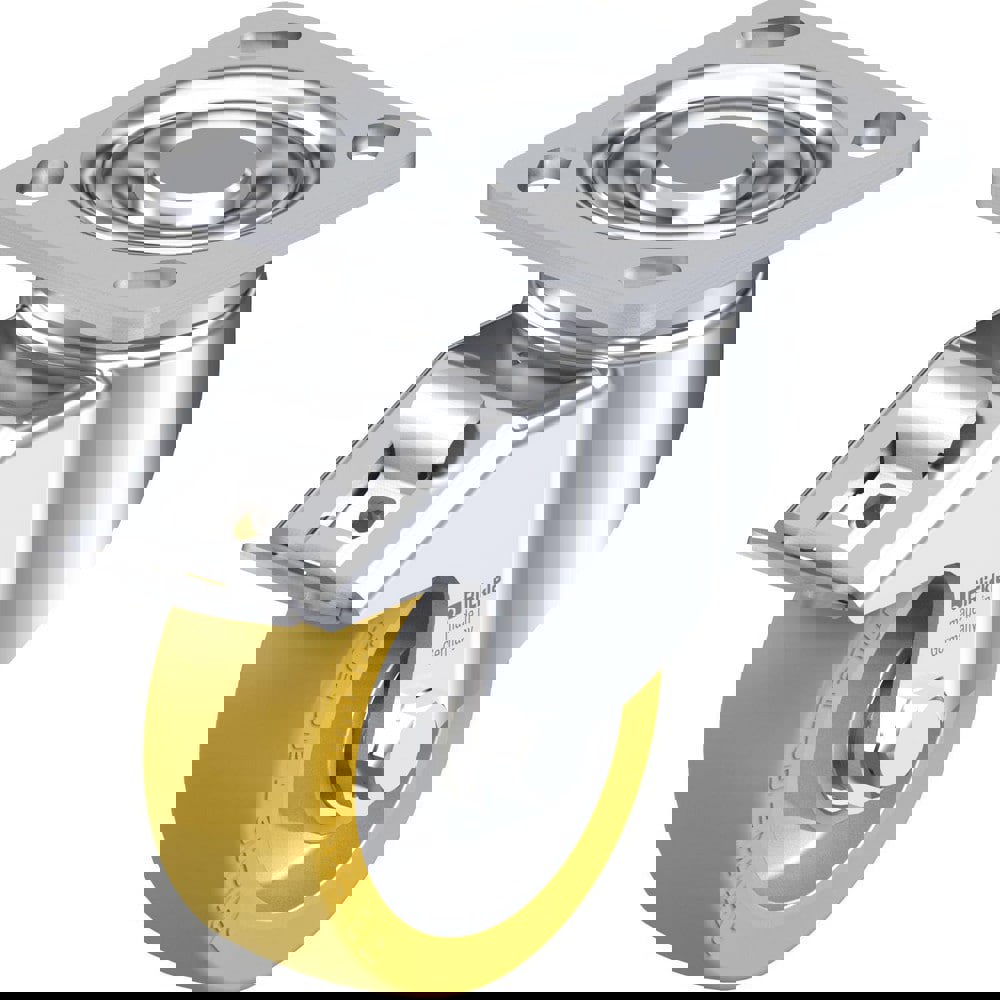 Top Plate Casters; Mount Type: Plate ; Number of Wheels: 1.000 ; Wheel Diameter (Inch): 2-9/16 ; Wheel Material: Synthetic ; Wheel Width (Inch): 1-9/16 ; Wheel Color: Natural Beige