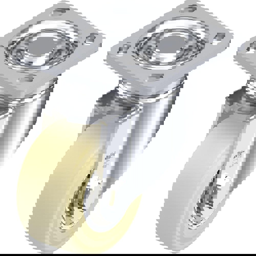 Top Plate Casters; Mount Type: Plate ; Number of Wheels: 1.000 ; Wheel Diameter (Inch): 4 ; Wheel Material: Polyurethane ; Wheel Width (Inch): 1-3/8 ; Wheel Color: Dark Gray