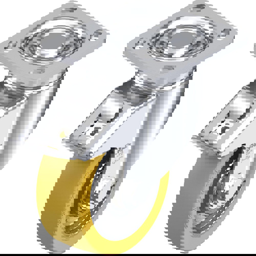 Top Plate Casters; Mount Type: Plate ; Number of Wheels: 1.000 ; Wheel Diameter (Inch): 6 ; Wheel Material: Polyurethane ; Wheel Width (Inch): 1-3/4 ; Wheel Color: Dark Gray