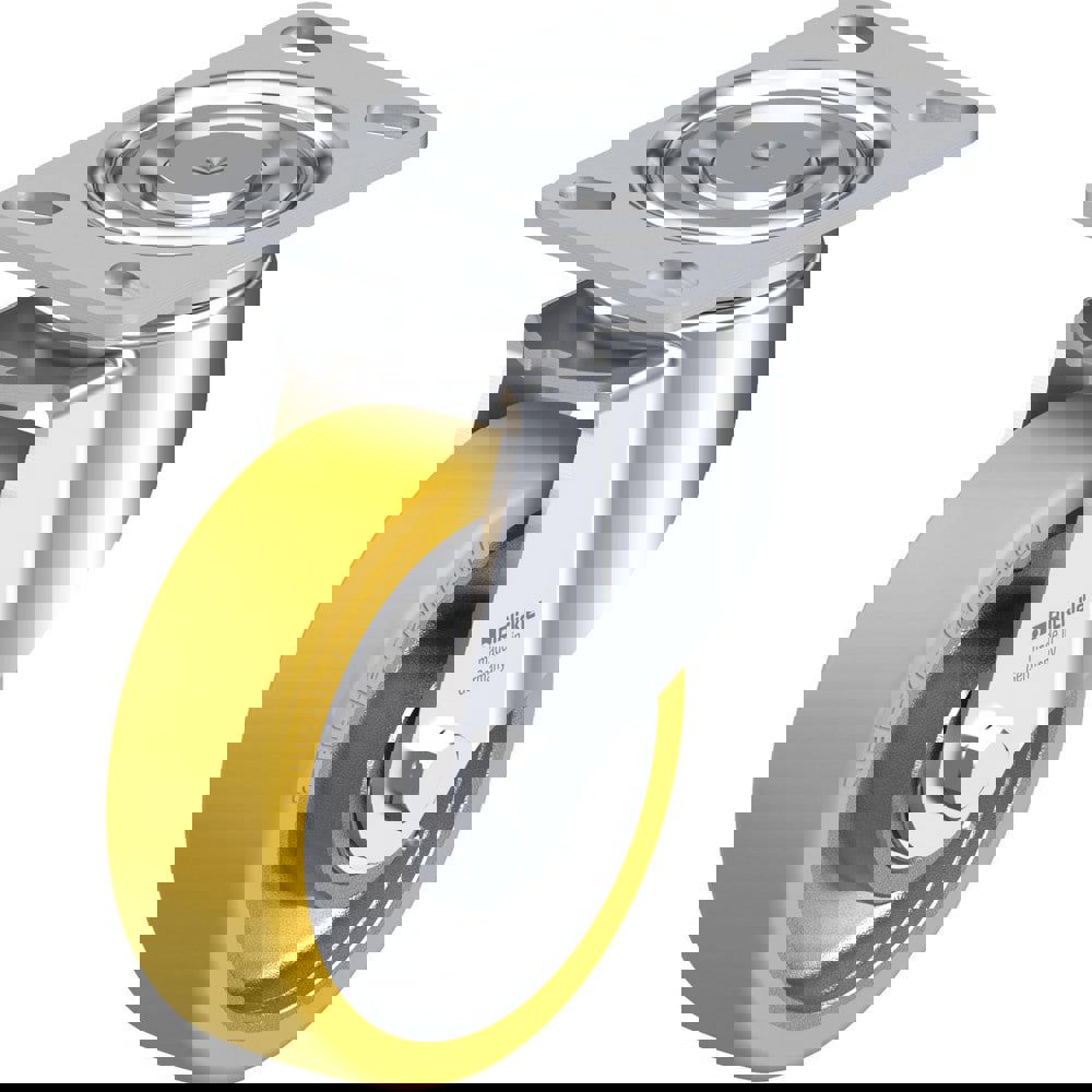 Top Plate Casters; Mount Type: Plate ; Number of Wheels: 1.000 ; Wheel Diameter (Inch): 8 ; Wheel Material: Polyurethane ; Wheel Width (Inch): 2 ; Wheel Color: Dark Gray