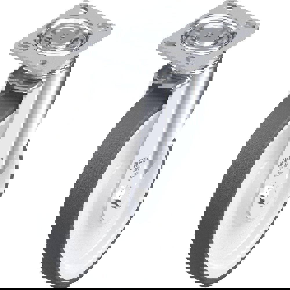 Top Plate Casters; Mount Type: Plate ; Number of Wheels: 1.000 ; Wheel Diameter (Inch): 3-1/8 ; Wheel Material: Synthetic ; Wheel Width (Inch): 1-7/16 ; Wheel Color: Gray