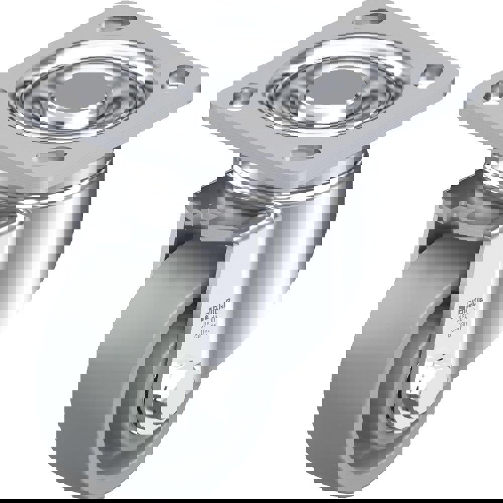 Top Plate Casters; Mount Type: Plate ; Number of Wheels: 1.000 ; Wheel Diameter (Inch): 4 ; Wheel Material: Synthetic ; Wheel Width (Inch): 1-3/16 ; Wheel Color: Dark Gray