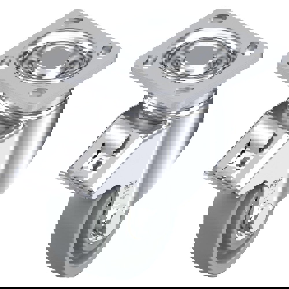 Top Plate Casters; Mount Type: Plate ; Number of Wheels: 1.000 ; Wheel Diameter (Inch): 5 ; Wheel Material: Synthetic ; Wheel Width (Inch): 1-9/16 ; Wheel Color: Dark Gray