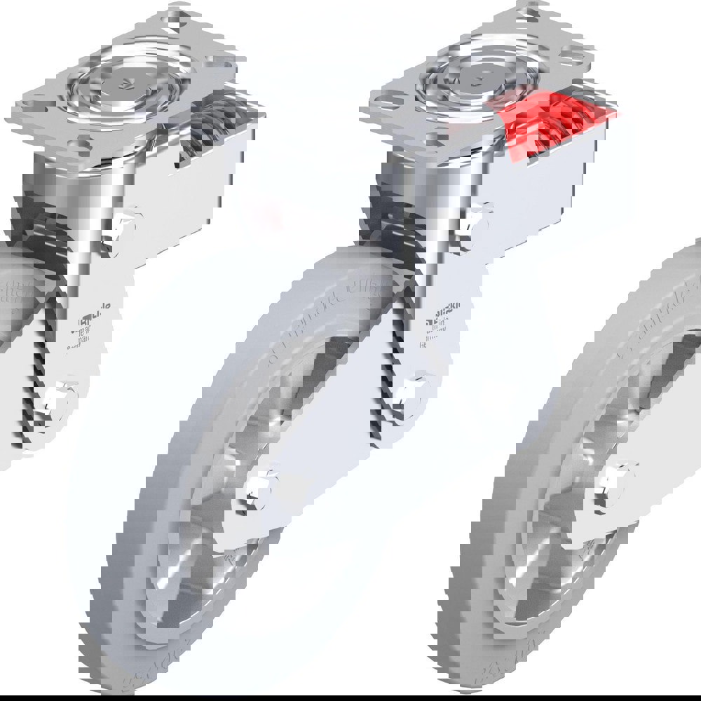 Top Plate Casters; Mount Type: Plate ; Number of Wheels: 1.000 ; Wheel Diameter (Inch): 5 ; Wheel Material: Rubber ; Wheel Width (Inch): 1-9/16 ; Wheel Color: Black