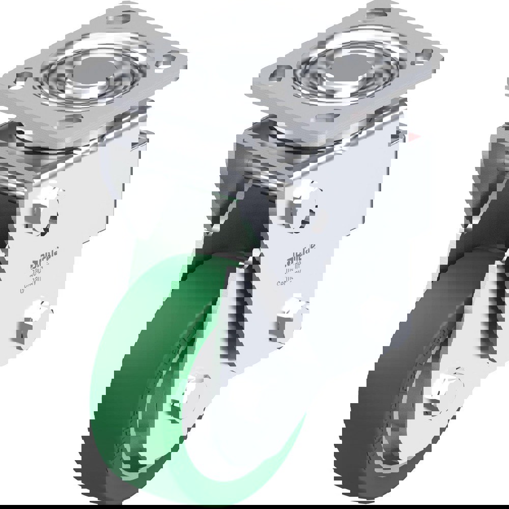 Top Plate Casters; Mount Type: Plate ; Number of Wheels: 1.000 ; Wheel Diameter (Inch): 5 ; Wheel Material: Rubber ; Wheel Width (Inch): 1-9/16 ; Wheel Color: Black