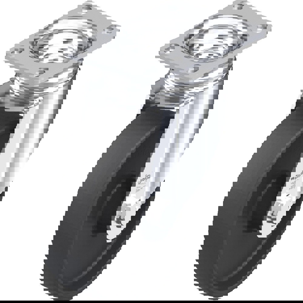 Top Plate Casters; Mount Type: Plate ; Number of Wheels: 1.000 ; Wheel Diameter (Inch): 5 ; Wheel Material: Polyurethane ; Wheel Width (Inch): 1-9/16 ; Wheel Color: Blue