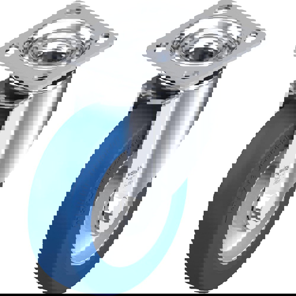 Top Plate Casters; Mount Type: Plate ; Number of Wheels: 1.000 ; Wheel Diameter (Inch): 5 ; Wheel Material: Polyurethane ; Wheel Width (Inch): 1-1/4 ; Wheel Color: Dark Gray