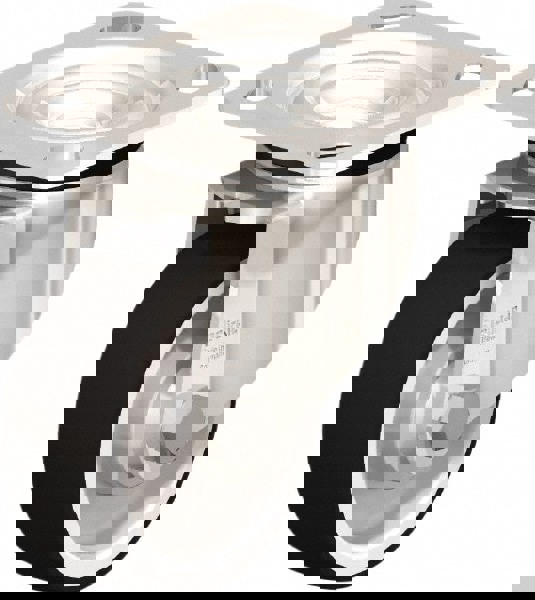 Swivel Top Plate Caster: Rubber, 4