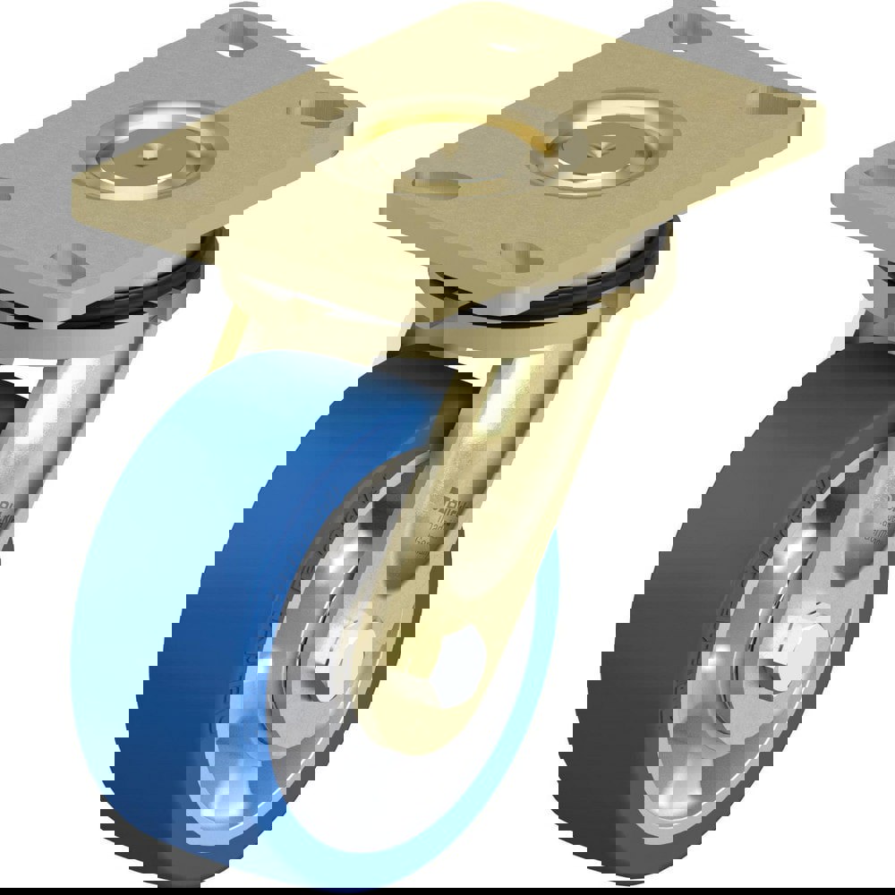 Top Plate Casters; Mount Type: Plate ; Number of Wheels: 1.000 ; Wheel Diameter (Inch): 6 ; Wheel Material: Polyurethane ; Wheel Width (Inch): 2 ; Wheel Color: Green