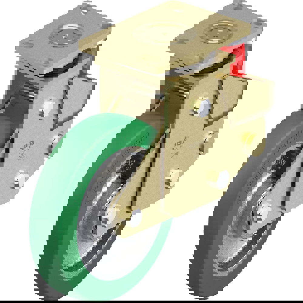 Top Plate Casters; Mount Type: Plate ; Number of Wheels: 1.000 ; Wheel Diameter (Inch): 5 ; Wheel Material: Rubber ; Wheel Width (Inch): 1-1/4 ; Wheel Color: Gray