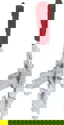 Manual Hold-Down Toggle Clamp: Vertical, 385 lb Capacity, U-Bar, Front Flanged Base