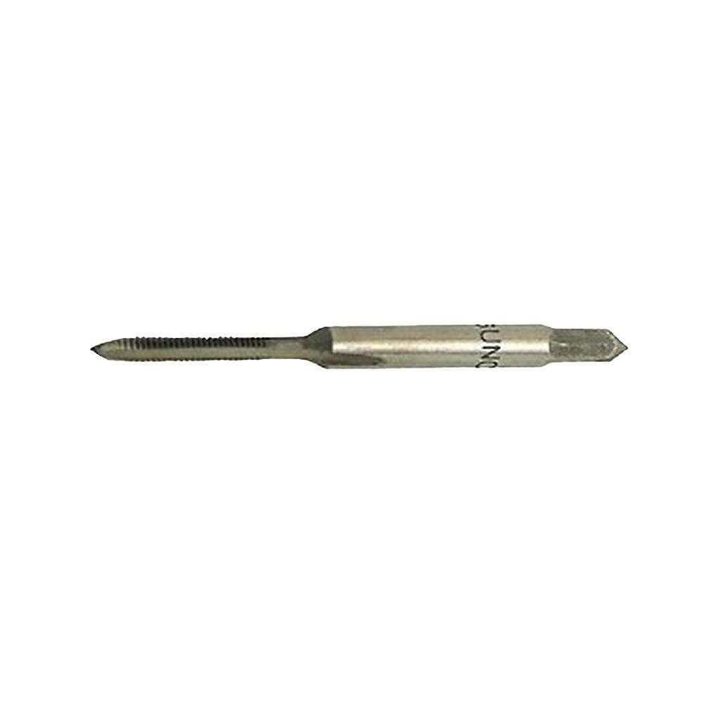 Straight Flute Tap: #3-48 UNC, 3 Flutes, Plug, High Speed Steel, Bright/Uncoated