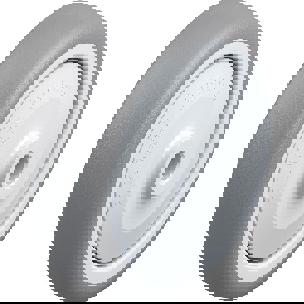 Caster Wheels; Wheel Type: Rigid; Swivel ; Wheel Diameter (Inch): 4 ; Bearing Type: Ball ; Wheel Width (Inch): 1-1/4 ; Wheel Core Material: Polypropylene ; Wheel Material: Rubber