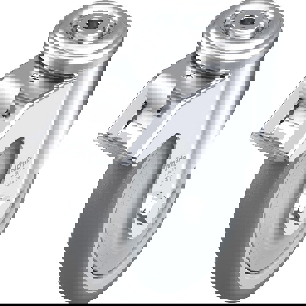 Standard Casters; Mount: Hollow Kingpin ; Caster Type: Kingpin Swivel ; Bearing Type: Precision Ball ; Style: Double Ball ; Wheel Diameter (Inch): 1 ; Wheel Width (Inch): 1-9/16