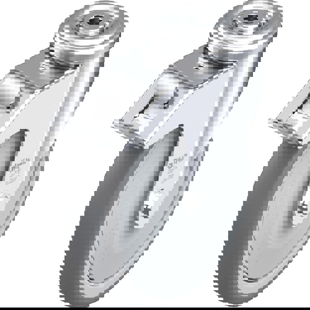 Standard Casters; Mount: Hollow Kingpin ; Caster Type: Swivel ; Bearing Type: Precision Ball ; Style: Double Ball ; Wheel Diameter (Inch): 6 ; Wheel Width (Inch): 2