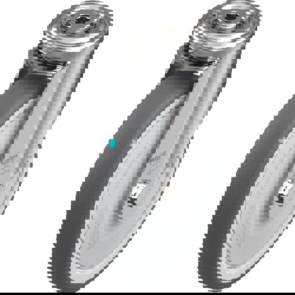 Top Plate Casters; Mount Type: Plate ; Number of Wheels: 1.000 ; Wheel Diameter (Inch): 8 ; Wheel Material: Rubber ; Wheel Width (Inch): 2 ; Wheel Color: Gray