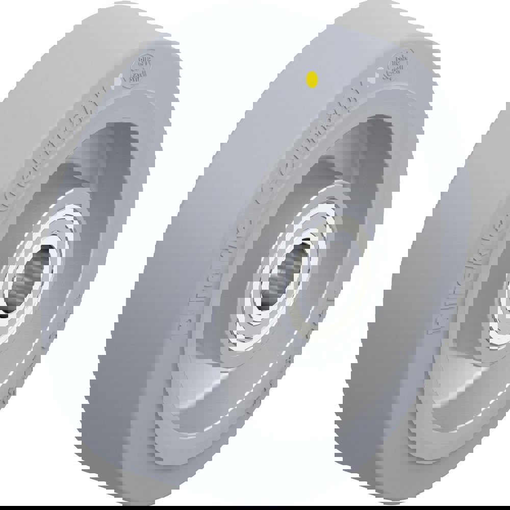 Caster Wheels; Wheel Type: Rigid; Swivel ; Wheel Diameter (Inch): 4 ; Bearing Type: Ball ; Wheel Width (Inch): 1-9/16 ; Wheel Core Material: Die-Cast Aluminium ; Wheel Material: Rubber