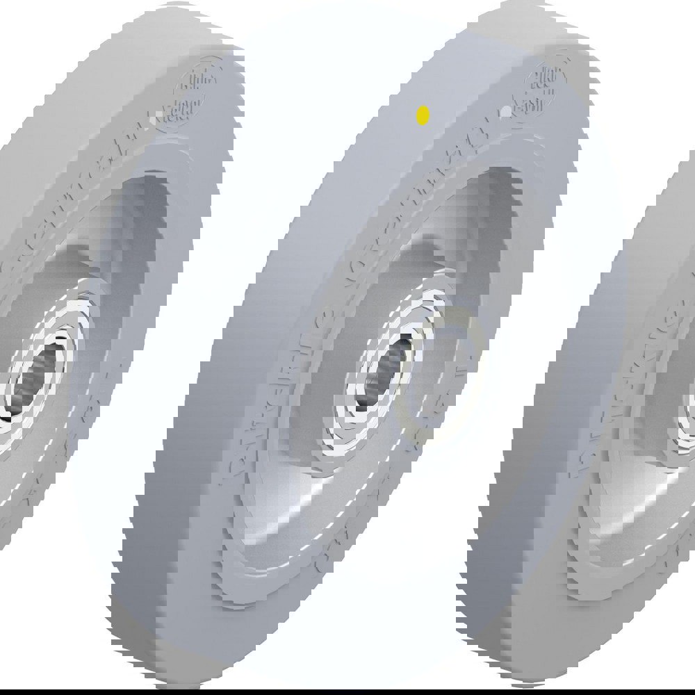 Caster Wheels; Wheel Type: Rigid; Swivel ; Wheel Diameter (Inch): 5 ; Bearing Type: Ball ; Wheel Width (Inch): 1-9/16 ; Wheel Core Material: Die-Cast Aluminium ; Wheel Material: Rubber