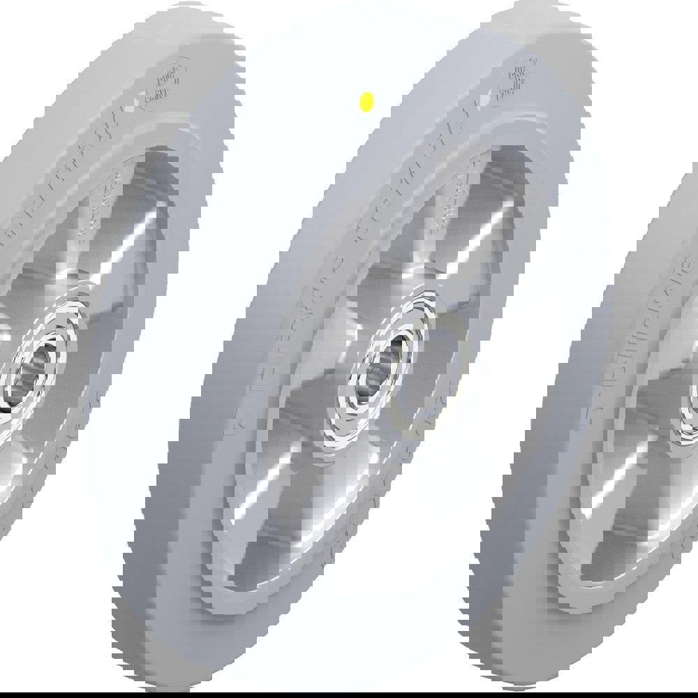 Caster Wheels; Wheel Type: Rigid; Swivel ; Wheel Diameter (Inch): 8 ; Bearing Type: Ball ; Wheel Width (Inch): 2 ; Wheel Core Material: Die-Cast Aluminium ; Wheel Material: Rubber