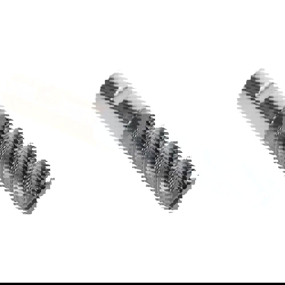 Roughing End Mill: 12 mm Dia, 4 Flutes, Single End, Cobalt