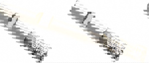 Roughing End Mill: 6 mm Dia, 4 Flutes, Single End, Cobalt