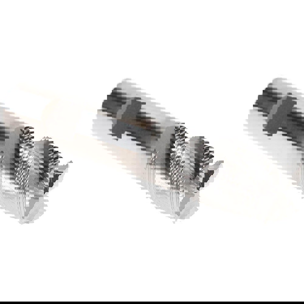 Roughing End Mill: 18 mm Dia, 4 Flutes, Single End, Cobalt