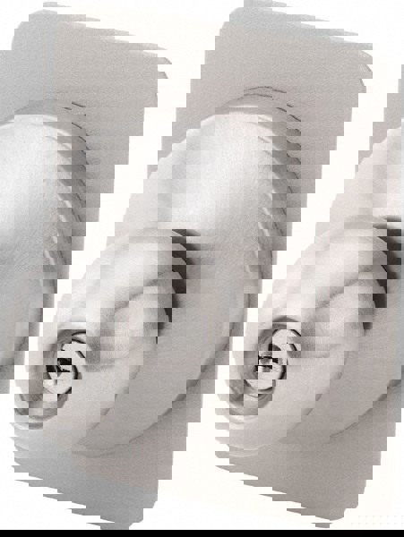 Aluminum Finish, Steel Knob Trim