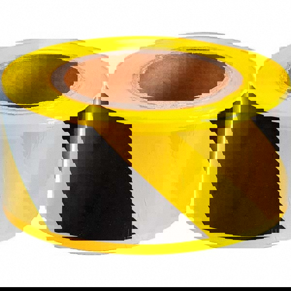 Barricade & Flagging Tape; Tape Type: Barricade ; Legend: Blank ; Material: Polyethylene ; Thickness (mil): 2 ; Overall Length: 200.00ft ; Roll Length (Feet): 200