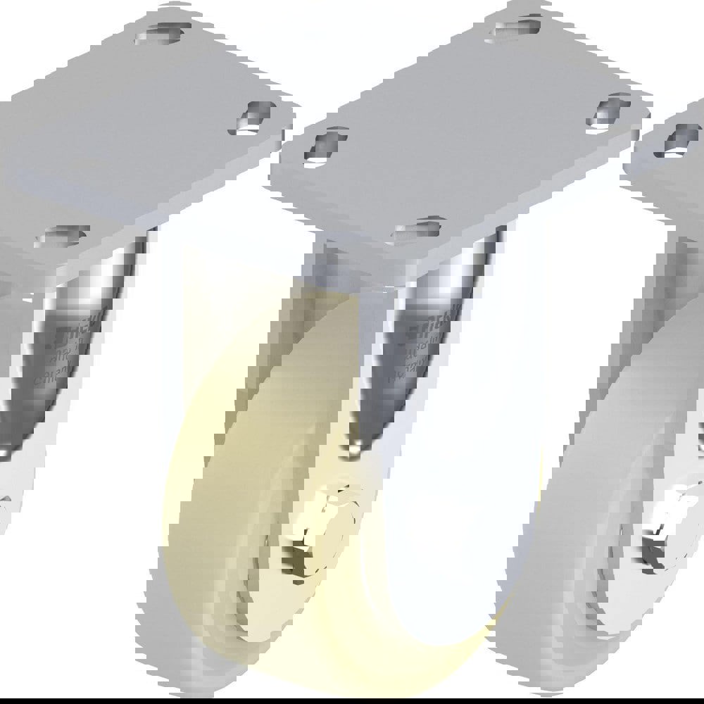 Top Plate Casters; Mount Type: Plate ; Number of Wheels: 1.000 ; Wheel Diameter (Inch): 3-1/8 ; Wheel Material: Polyurethane ; Wheel Width (Inch): 1-1/4 ; Wheel Color: Dark Gray