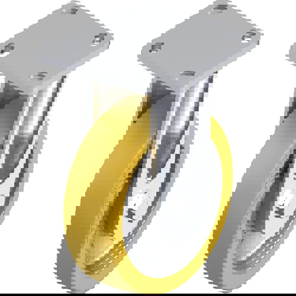 Top Plate Casters; Mount Type: Plate ; Number of Wheels: 1.000 ; Wheel Diameter (Inch): 5 ; Wheel Material: Synthetic ; Wheel Width (Inch): 1-1/4 ; Wheel Color: Black